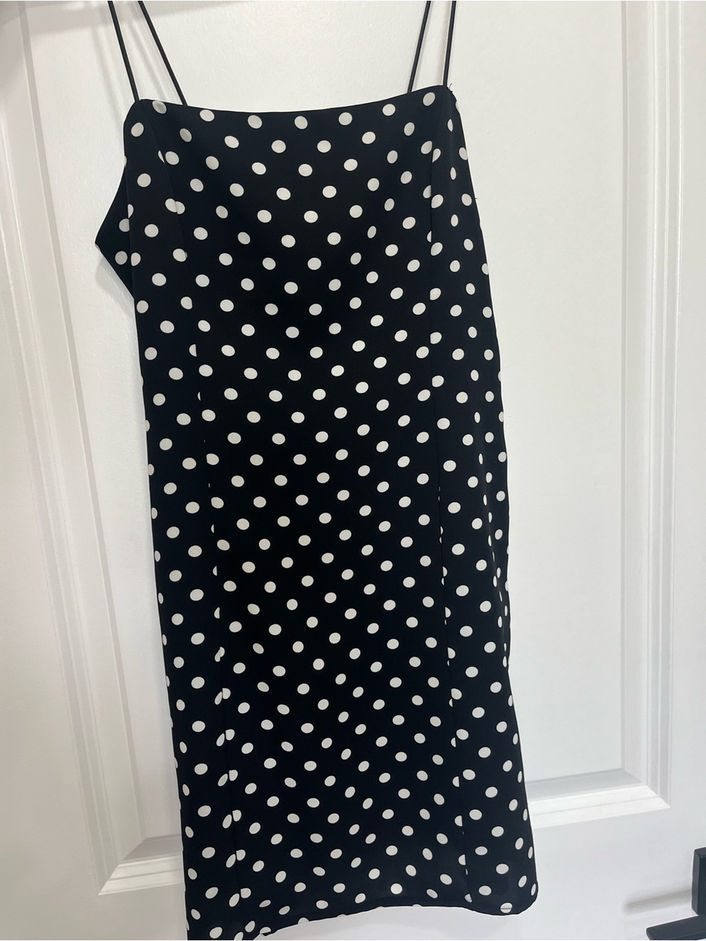 Urban Outfitters Black & White Polka Dot Midi Dress
